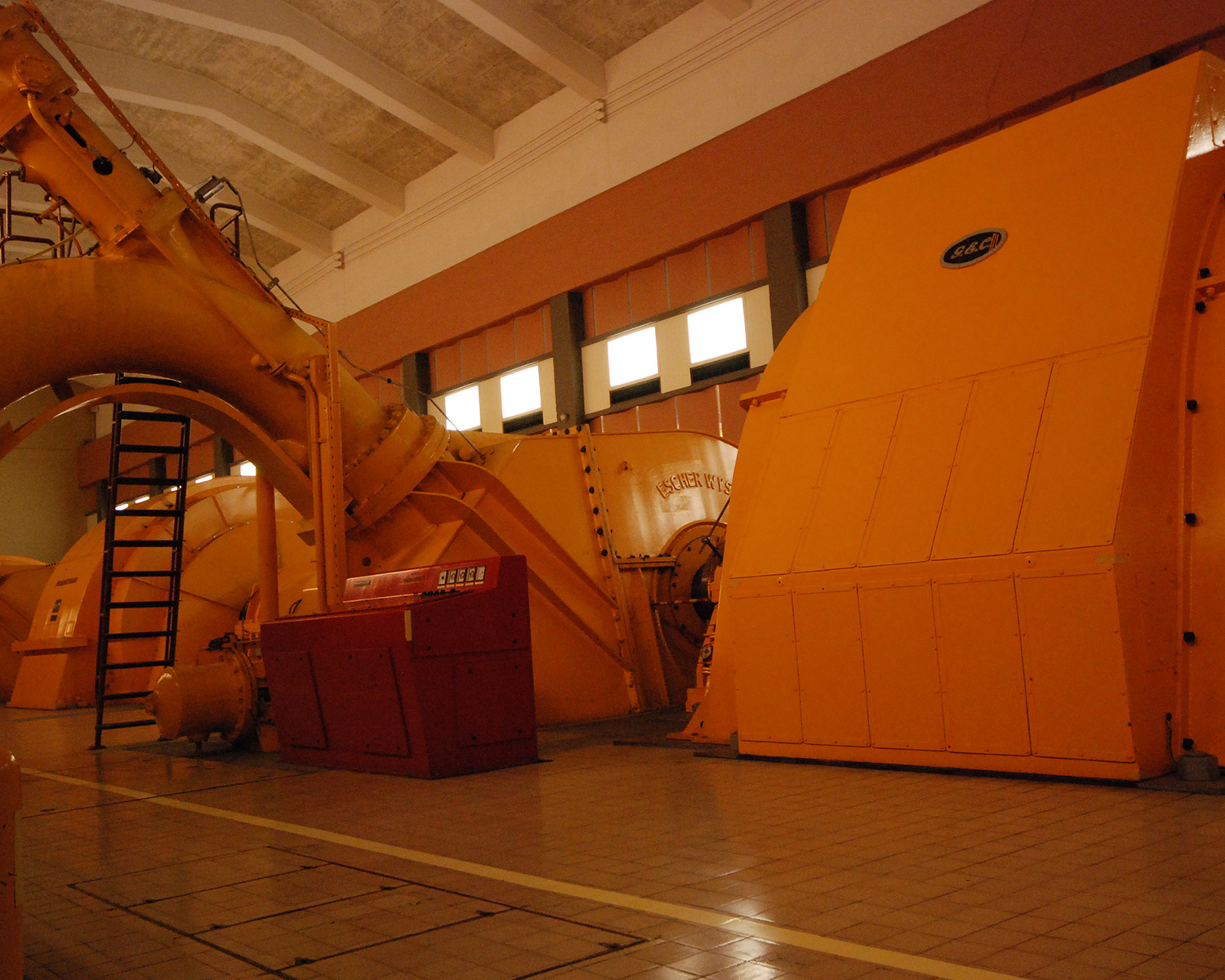 Aura power plant interior