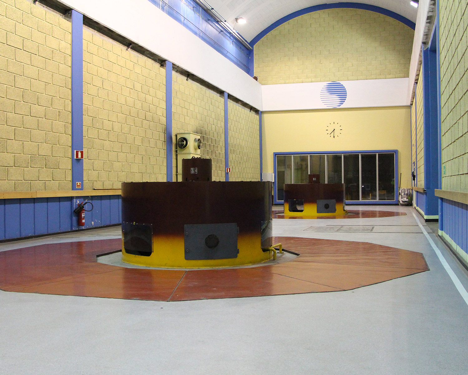 Generators in Straumso machine hall.