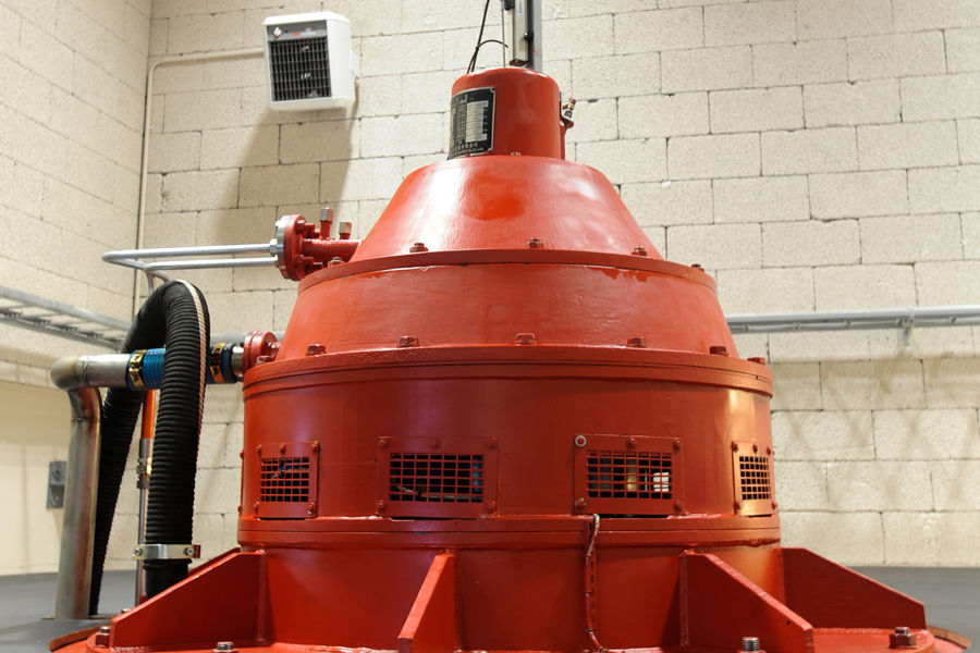 A Kaplan turbine.